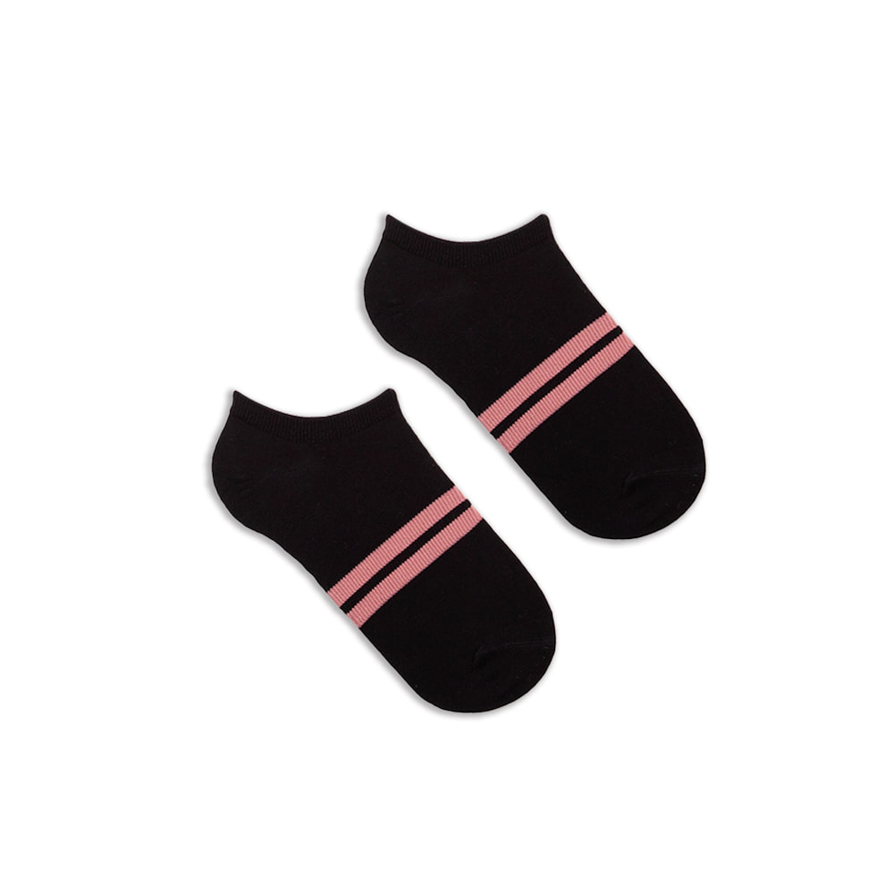 WOMEN BAMBOO SNEAKERS (Black/Pink)